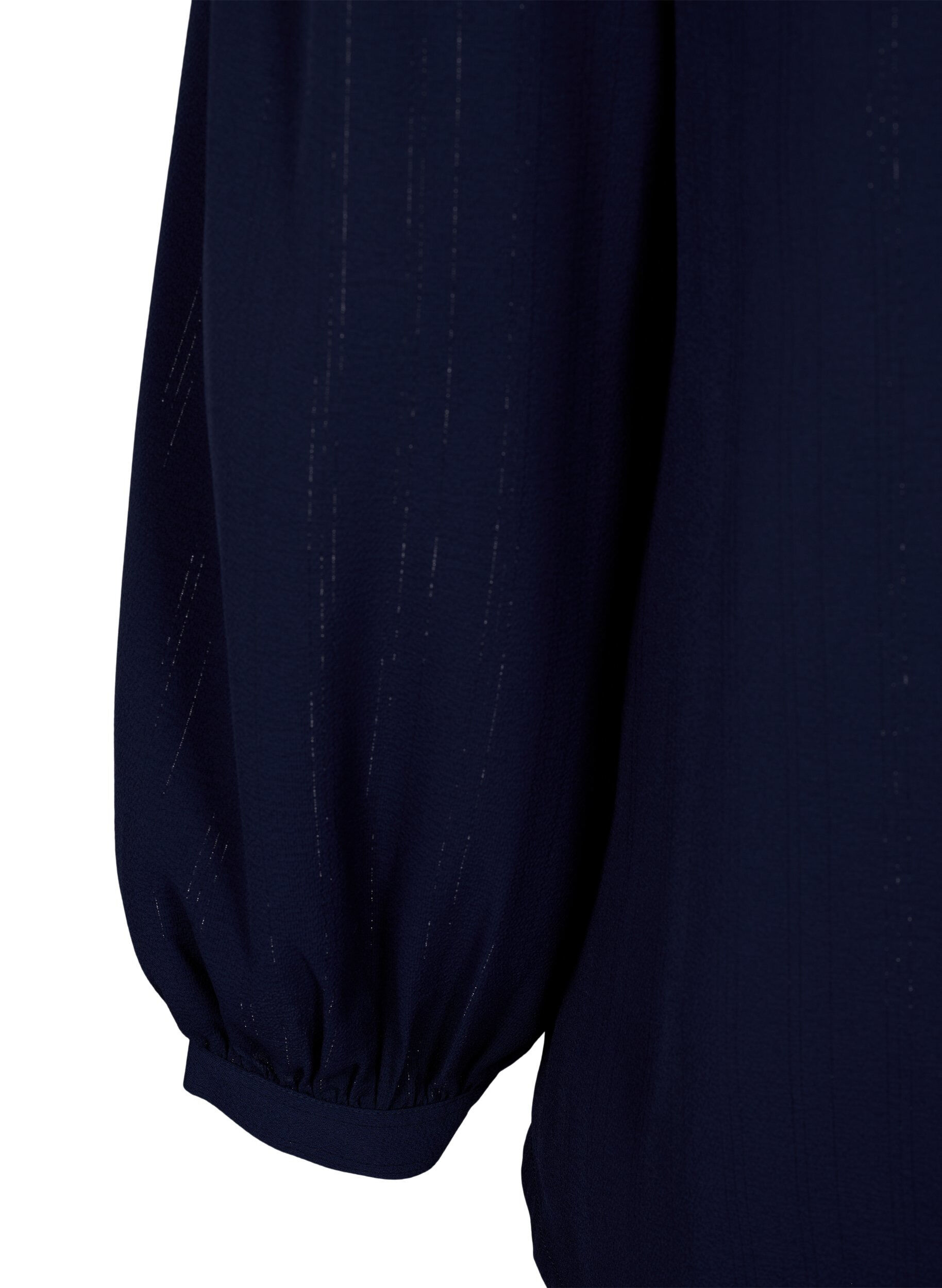 Zizzi Chemisier avec paillettes argent&eacute;es, Bleu, Packshot image number 3