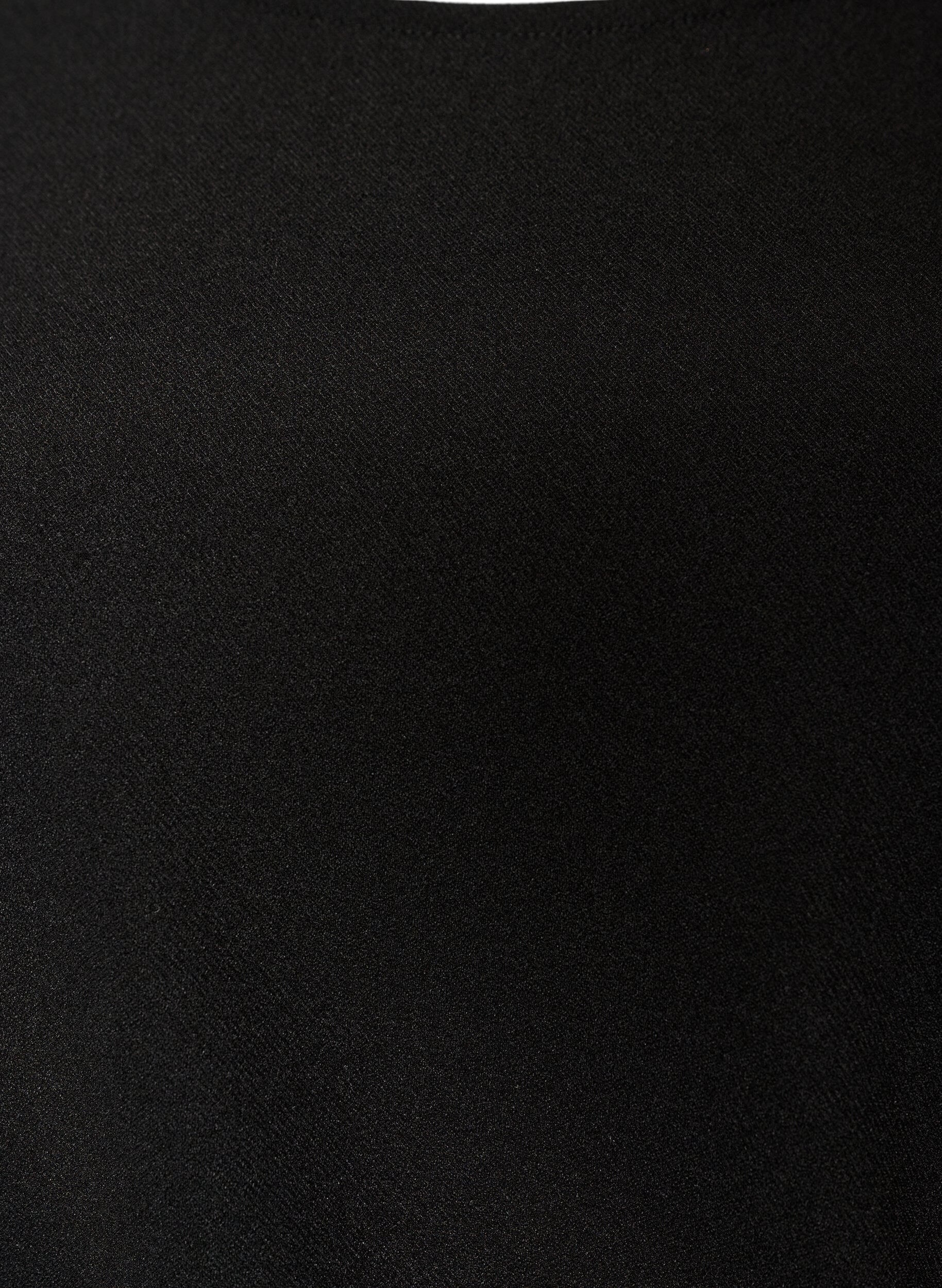 ZizziRobe en jersey avec drap&eacute; et boucle d&eacute;corative, Noir, Packshot image number 2