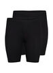 Short cycliste en viscose (lot de 2), Noir, Packshot image number 0