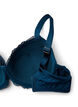 Soutien-gorge à armatures avec dentelle et bonnets rembourrés, Bleu, Packshot image number 3