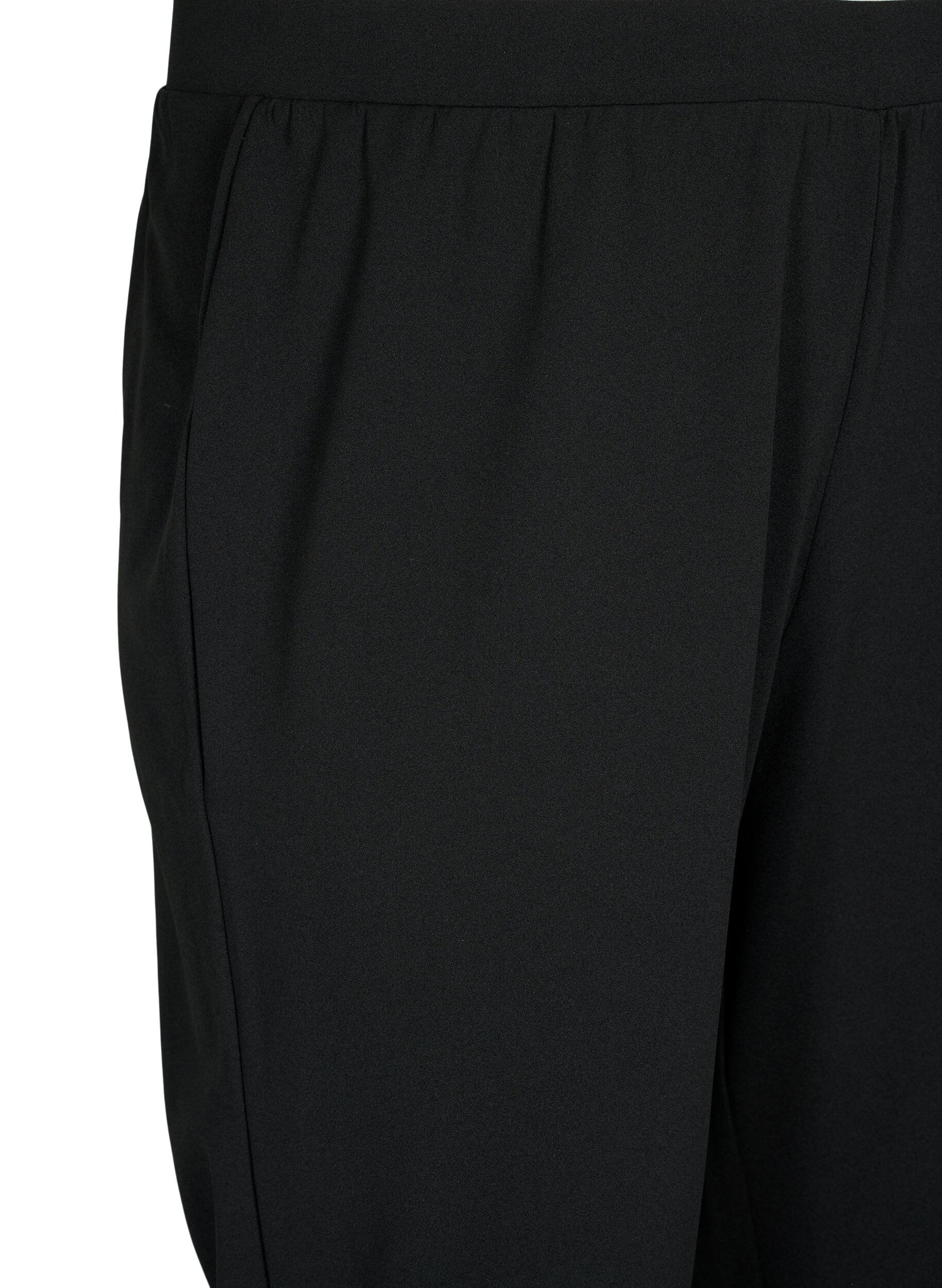 Zizzi FLASH - Pantalon &agrave; coupe droite, Noir, Packshot image number 2
