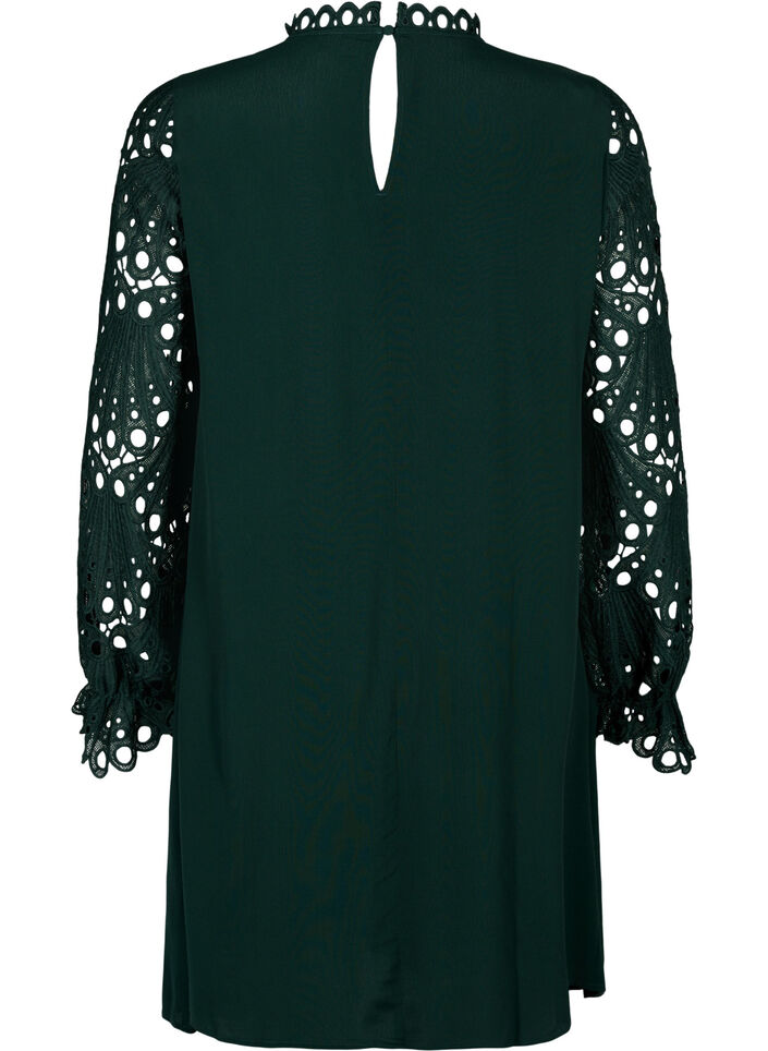 Robe en viscose avec manches en crochet, Scarab, Packshot image number 1