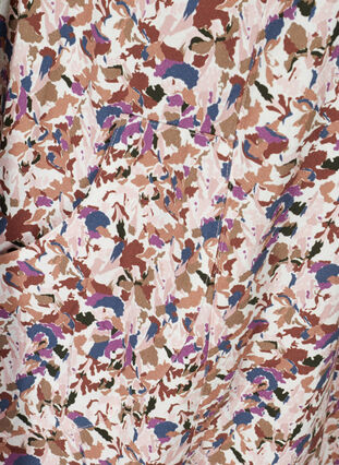 Robe en coton imprimé à manches courtes, Powder Pink AOP, Packshot image number 3