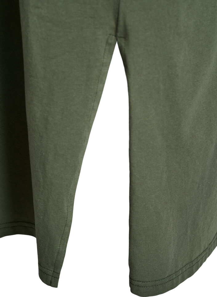 Robe T-shirt midi avec col en V, 2151, Packshot image number 3