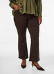 Jean bootcut Ellen en denim color&eacute;, Marron, Model image number 2