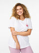 FLASH – T-shirt avec motif, Blanc, Model image number 0