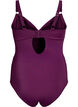 Maillot de bain avec armatures et drapé, Violet, Packshot image number 1