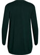 Long cardigan tricoté en mélange de viscose, Vert foncé, Packshot image number 1