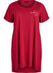 Chemise de nuit &agrave; manches courtes en coton biologique, Rouge, Packshot image number 0