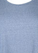 T-shirt m&eacute;lang&eacute; &agrave; manches courtes, Bleu, Packshot image number 2