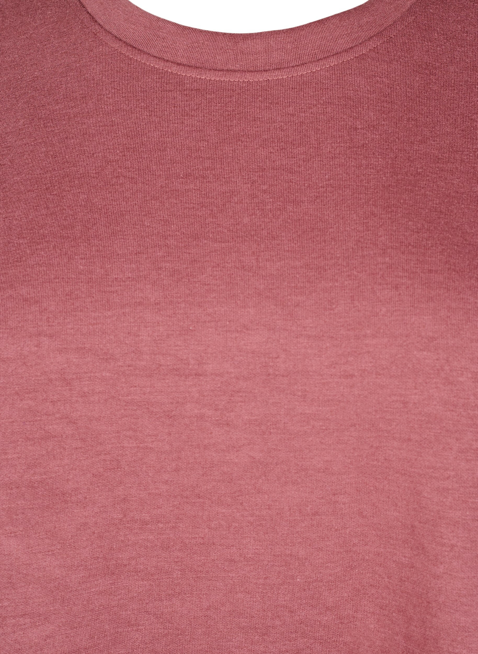 Zizzi Sweat-shirt &agrave; col ras du cou, Marron, Packshot image number 2