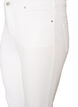 Jean Amy taille haute coupe super slim, Blanc, Packshot image number 2