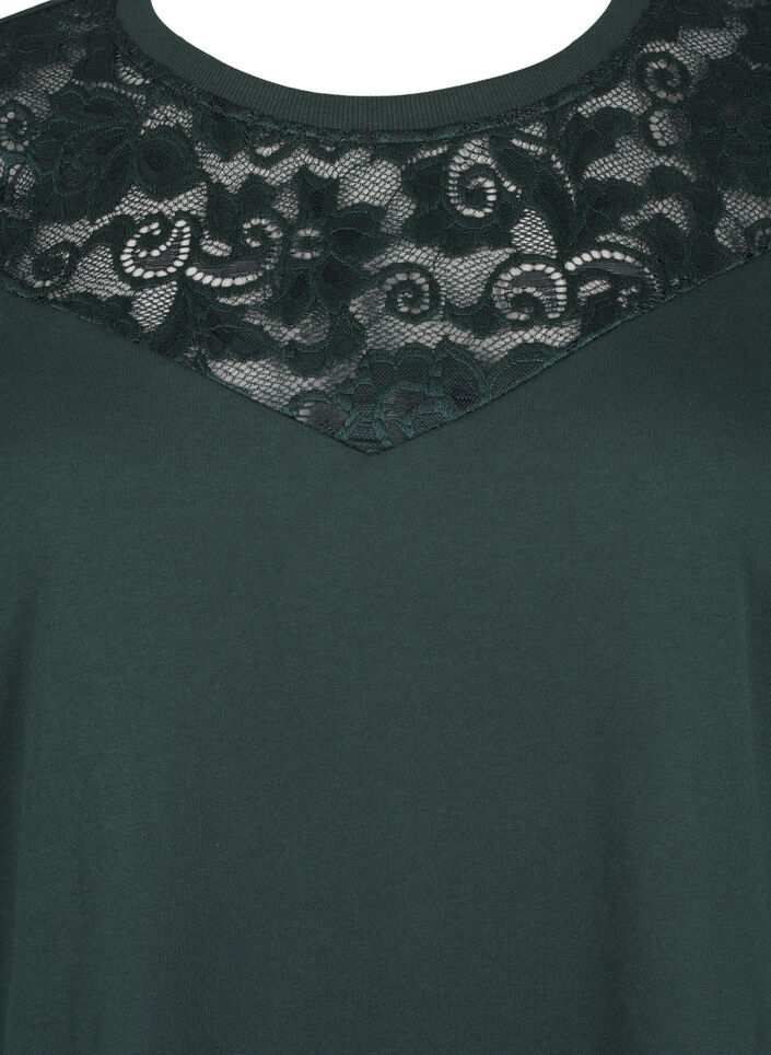 Sweatshirt avec ornements en dentelle, Scarab, Packshot image number 2