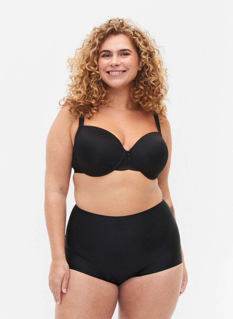Culotte menstruelle avec taille super haute, Black, Model image number 0
