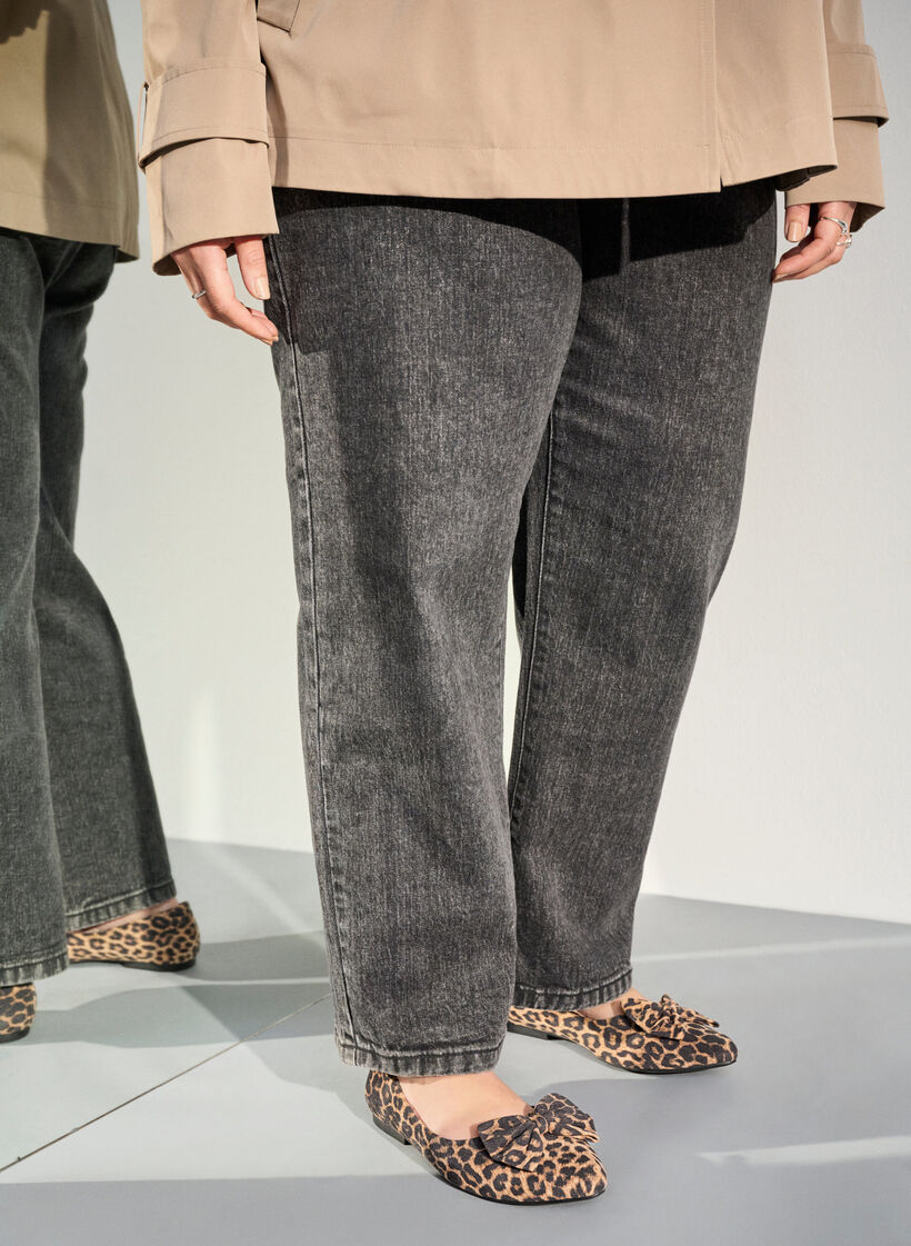 Large - Ballerines à nœud, Marron, Image image number 0