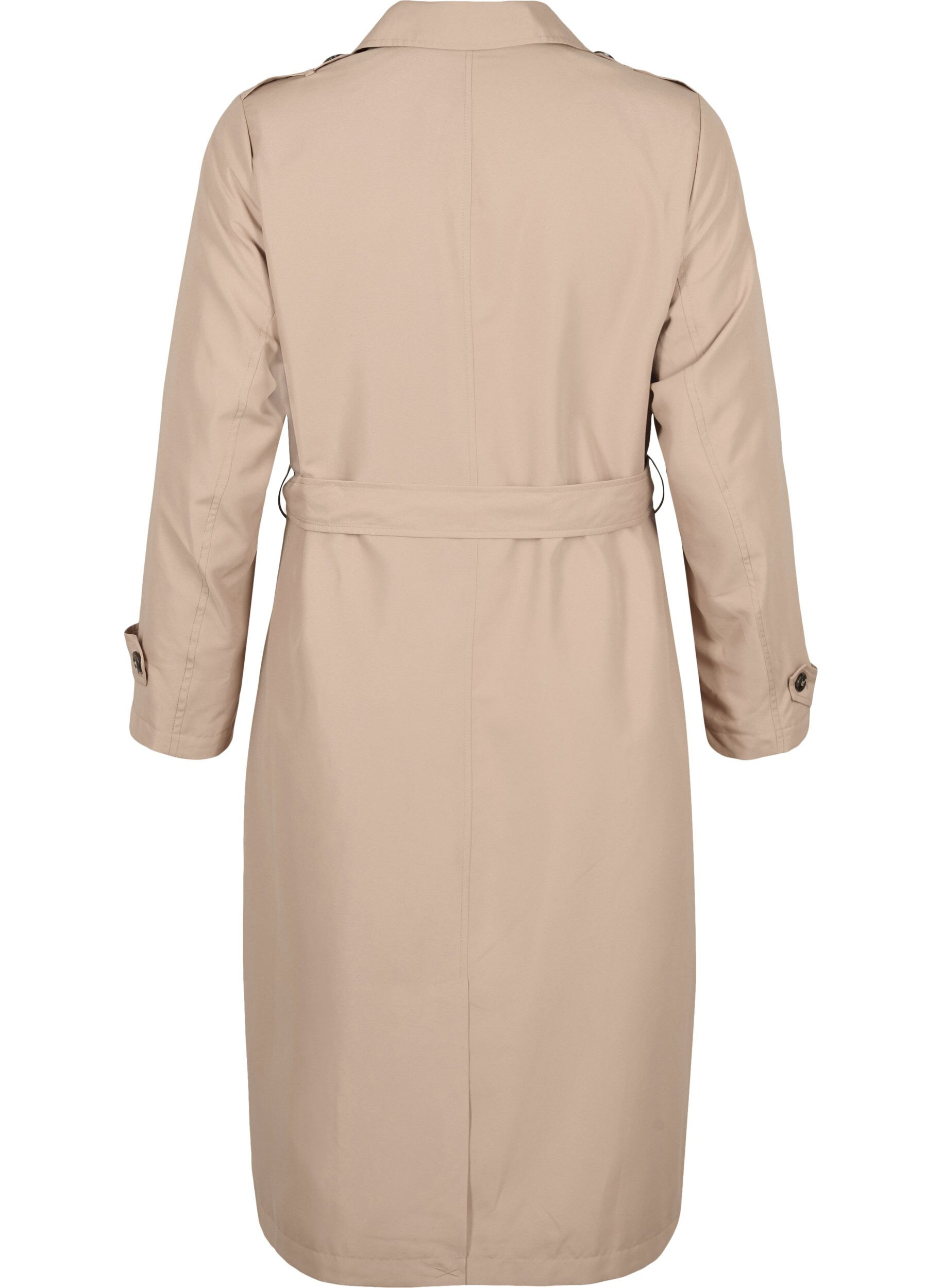 Zizzi Trench-coat long avec ceinture, Nomad, Packshot image number 1