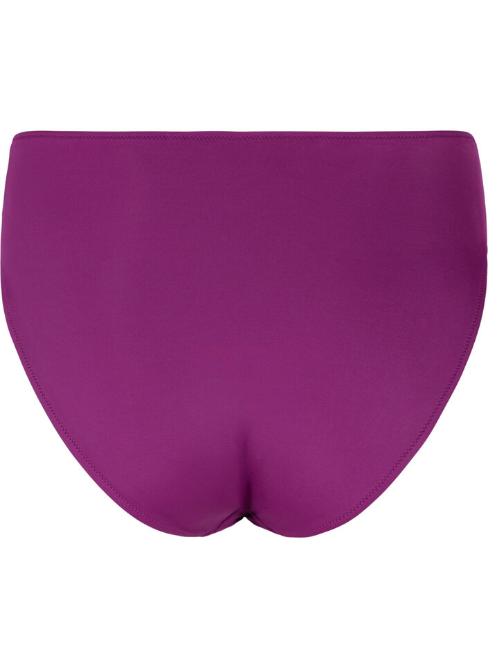 Culotte de bikini taï taille haute, Violet, Packshot image number 1