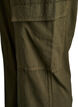 Pantalon cargo ample en coton, Vert foncé, Packshot image number 3