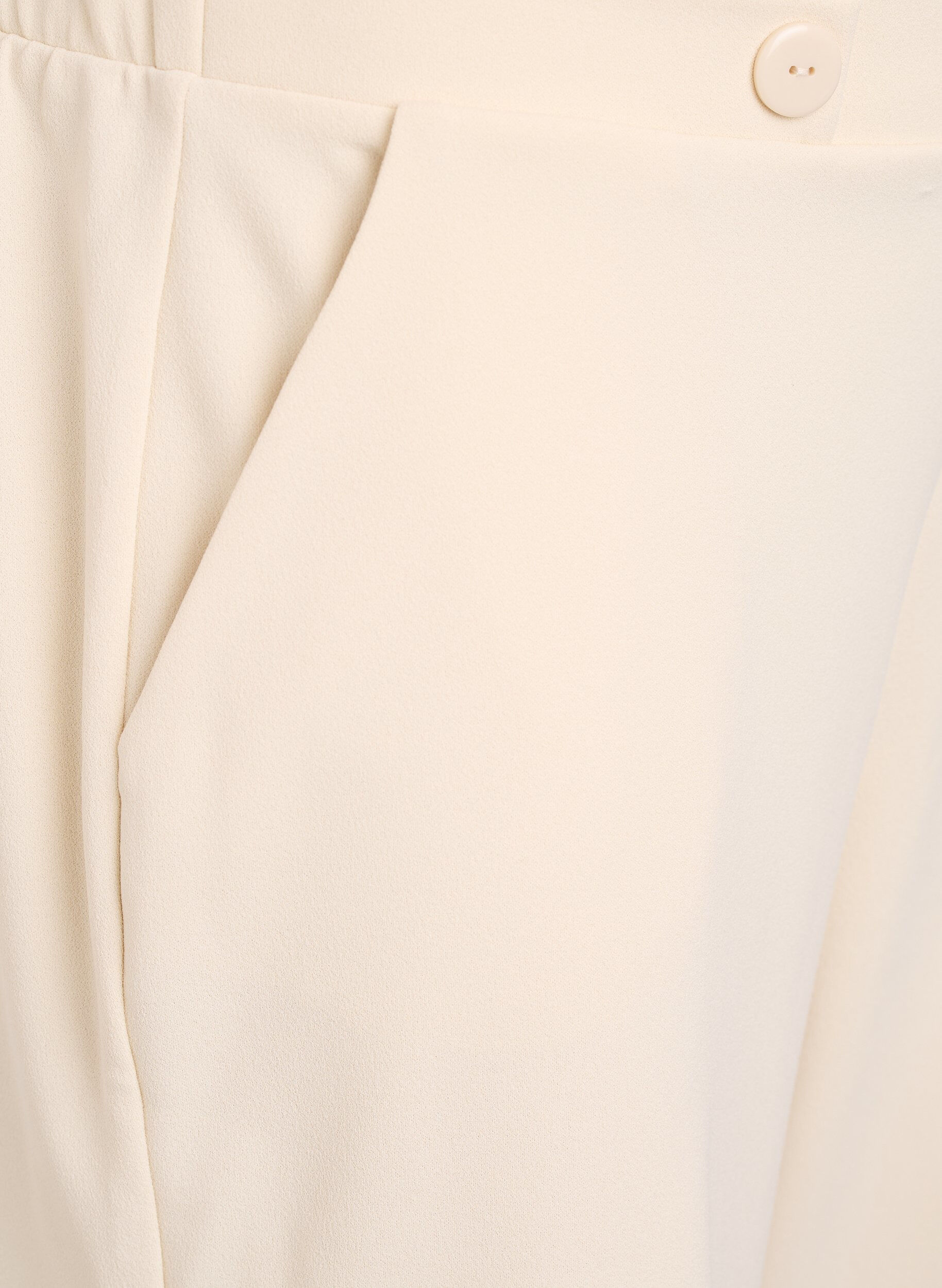 Zizzi Pantalon 7/8 &agrave; coupe ample, Beige, Packshot image number 2