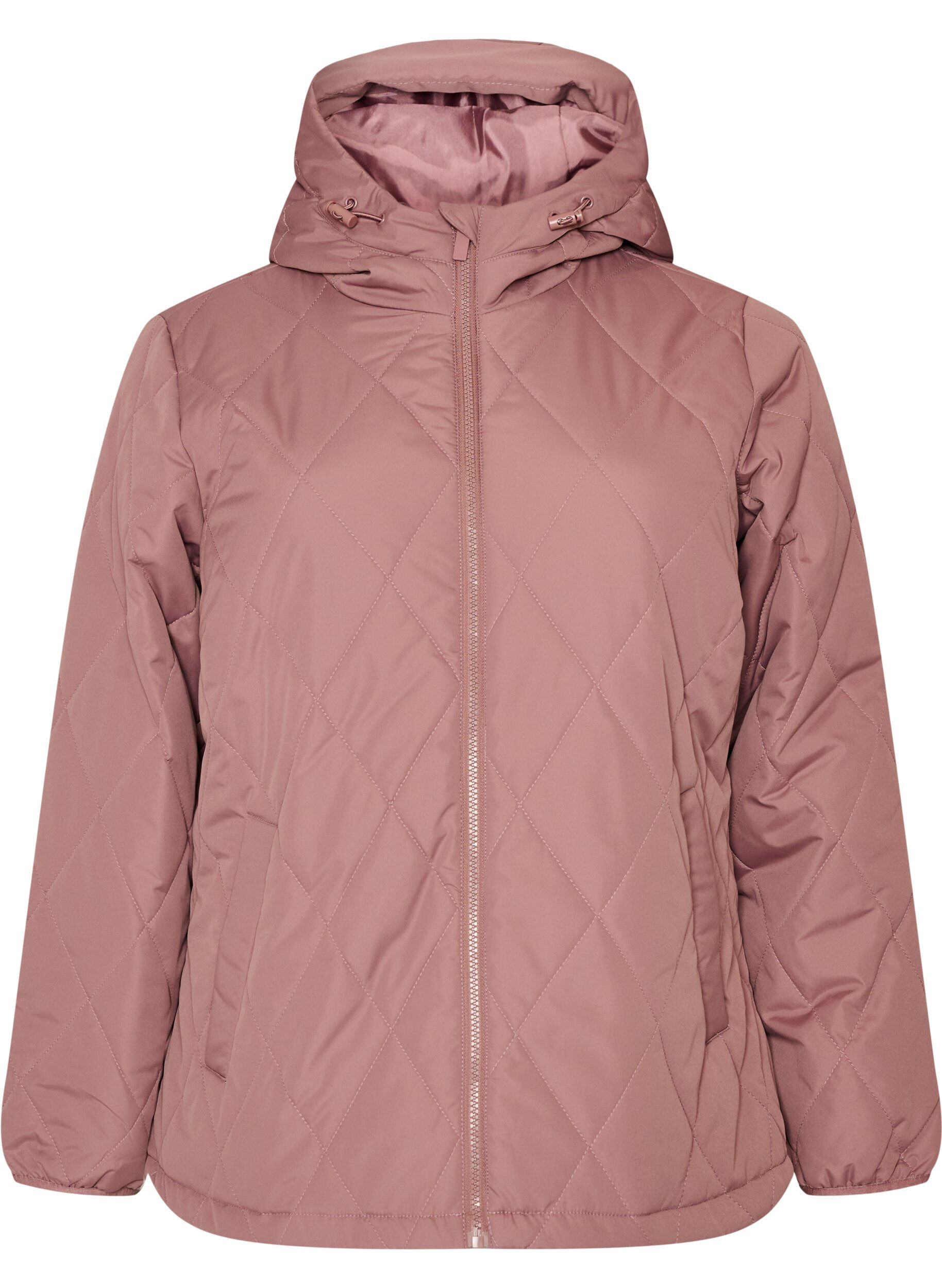 ZizziVeste l&eacute;g&egrave;rement matelass&eacute;e en losange, Rose, Packshot image number 0