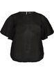 Blouse coupe ballon avec manches papillon, Noir, Packshot image number 0