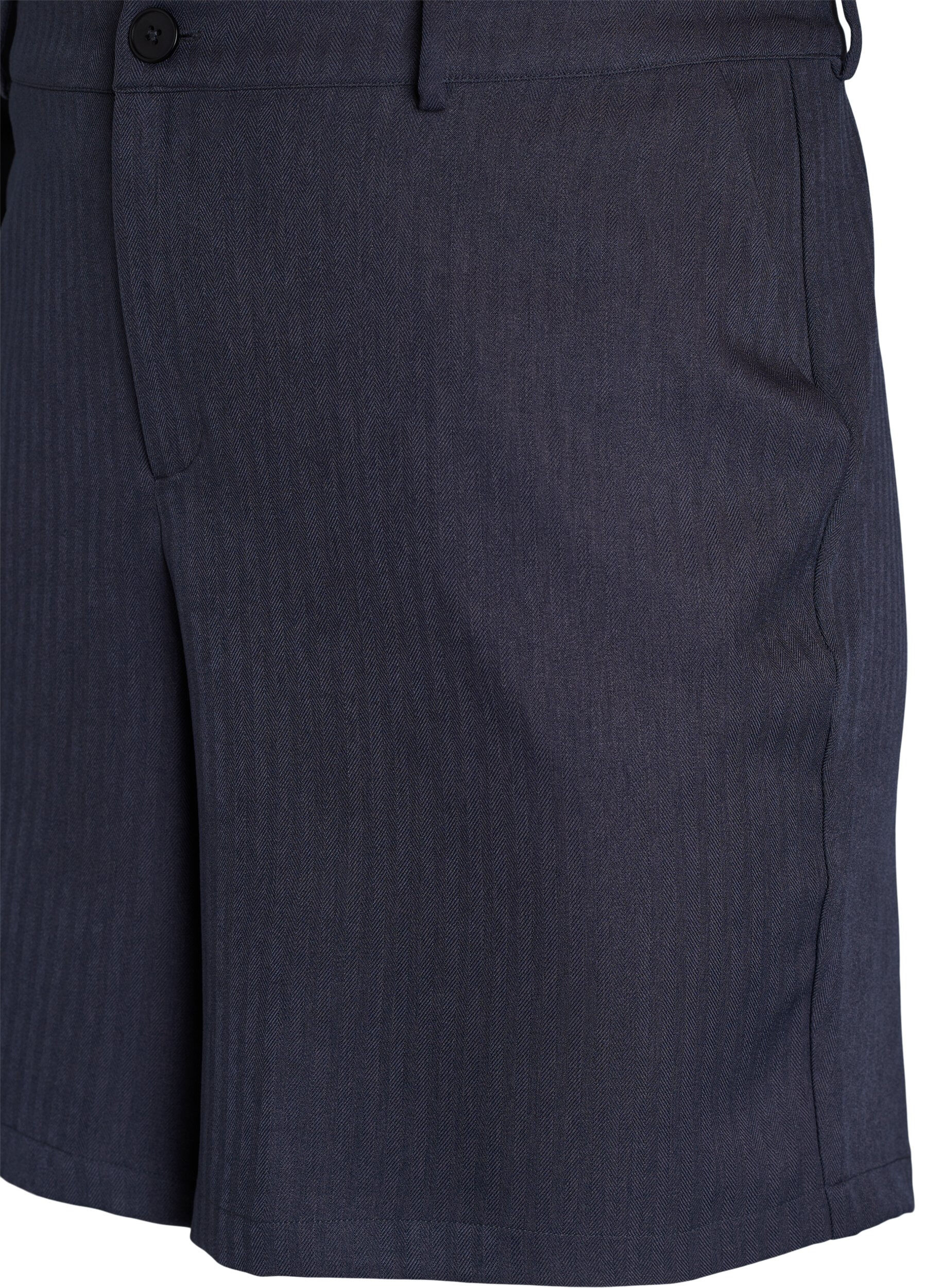 Zizzi Bermuda coupe tailleur avec poches, Gris anthracite, Packshot image number 2