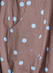 Robe en coton &agrave; manches courtes avec imprim&eacute;, Bleu, Packshot image number 3