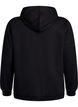 Sweat &agrave; capuche avec imprim&eacute;, Noir, Packshot image number 1