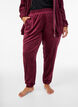 Pantalon ample en velours, Bordeaux fonc&eacute;, Model image number 2