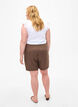 Short ample en viscose, Chocolate Chip, Model image number 1