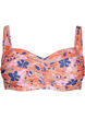Haut de bikini imprimé, Retro Flower, Packshot image number 0