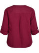 Blouse en mousseline de coton avec broderie anglaise, Bordeaux fonc&eacute;, Packshot image number 1