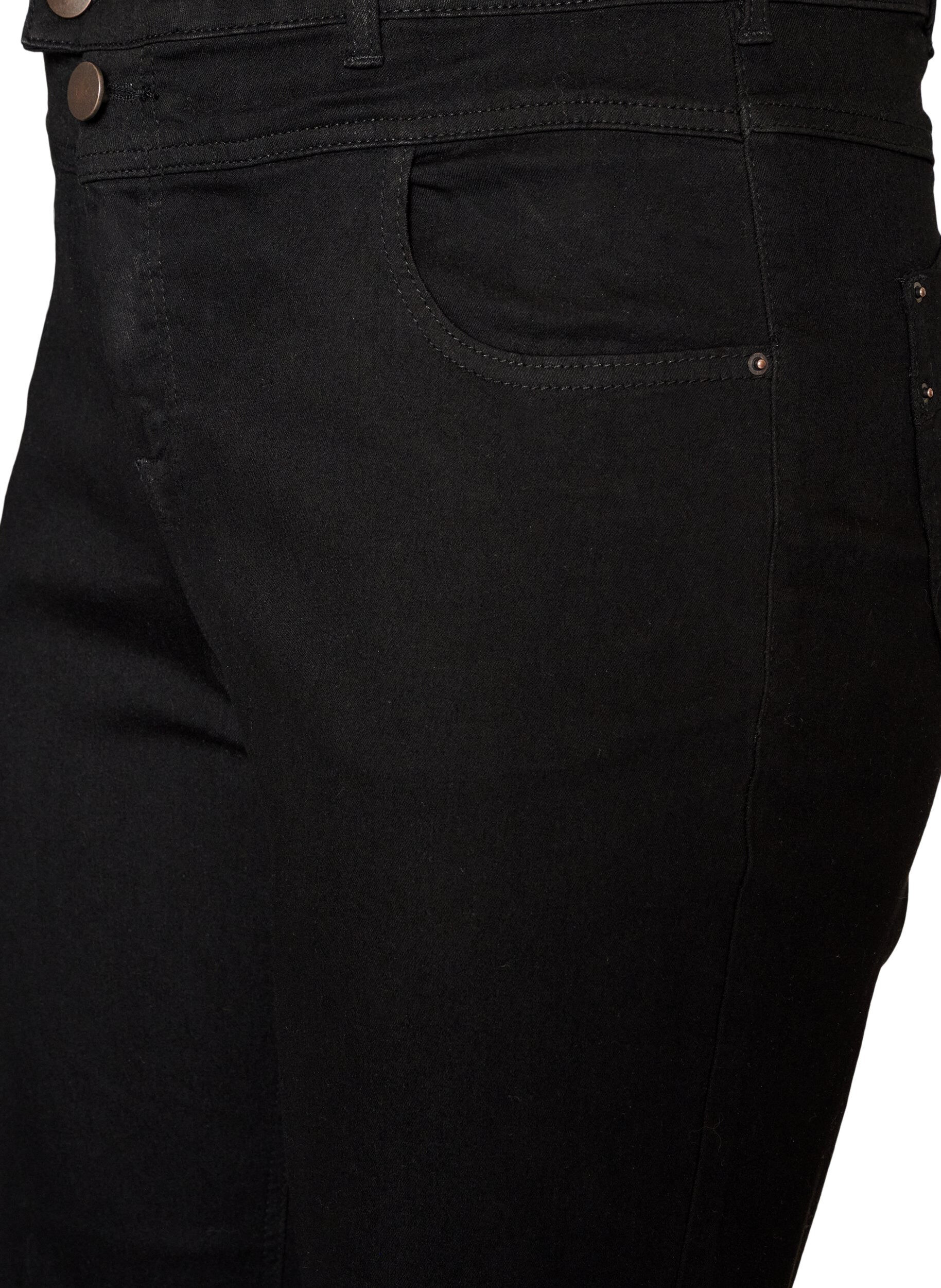 ZizziJean Gemma coupe classique &agrave; taille haute, Noir, Packshot image number 2