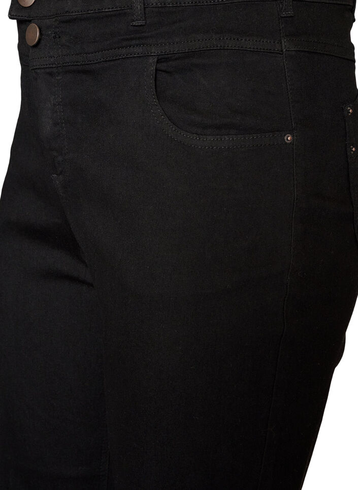 Jean Gemma coupe classique &agrave; taille haute, Noir, Packshot image number 2
