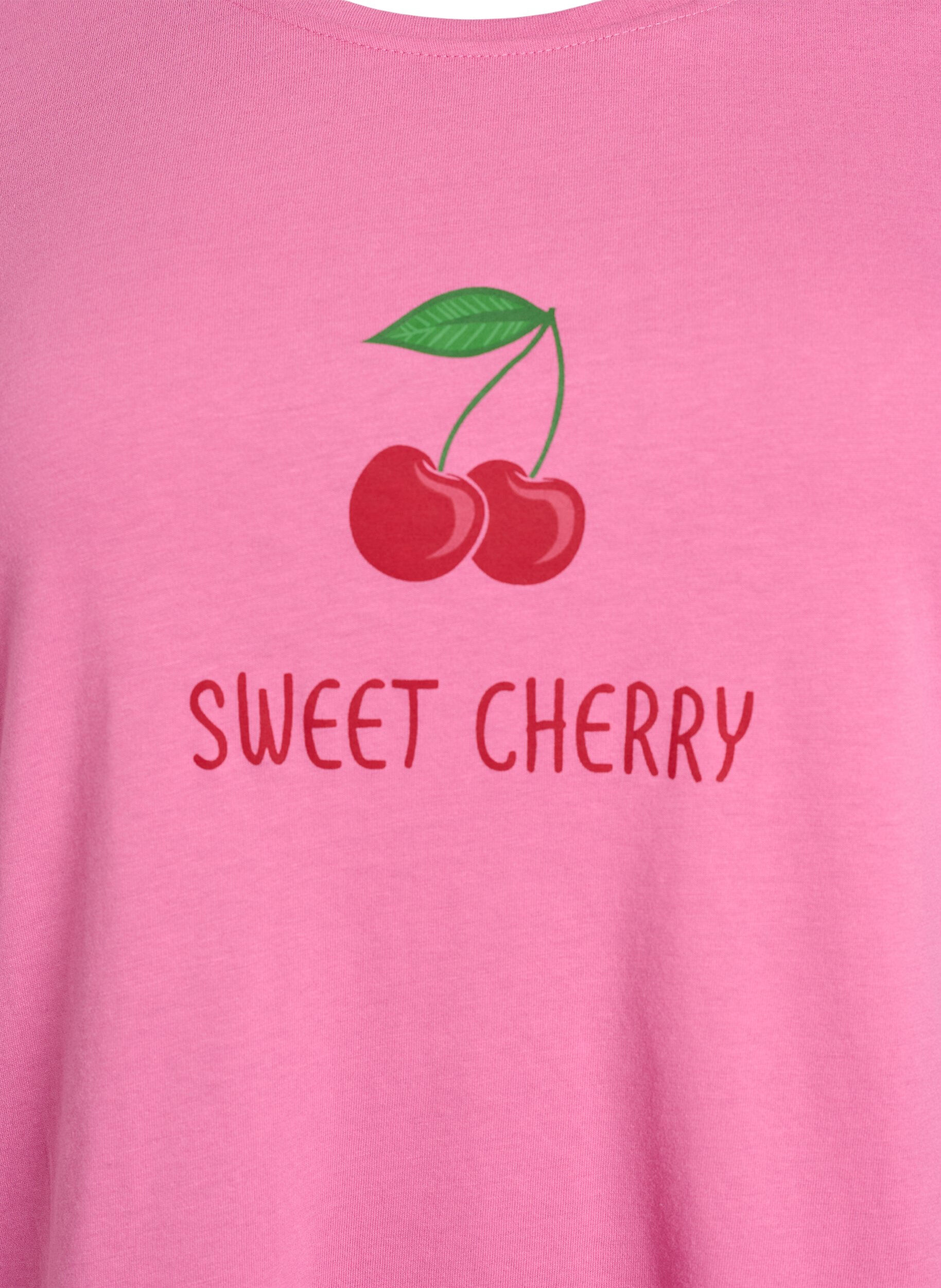 ZizziT-shirt imprim&eacute;, Rose, Packshot image number 2