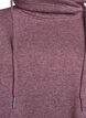 Robe sweat-shirt courte &agrave; col montant et poches, Bordeaux, Packshot image number 2