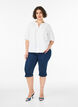 Chemisier avec fermeture boutonn&eacute;e et ceinture &agrave; nouer, Blanc, Model image number 1