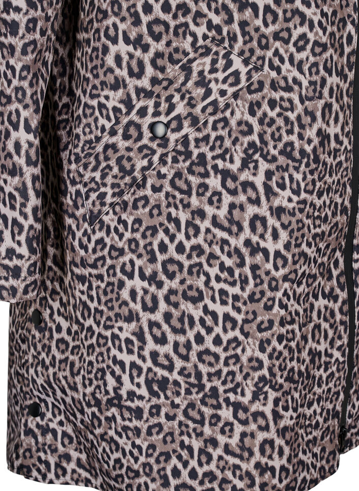 Veste de pluie avec poches et capuche, Marron, Packshot image number 3