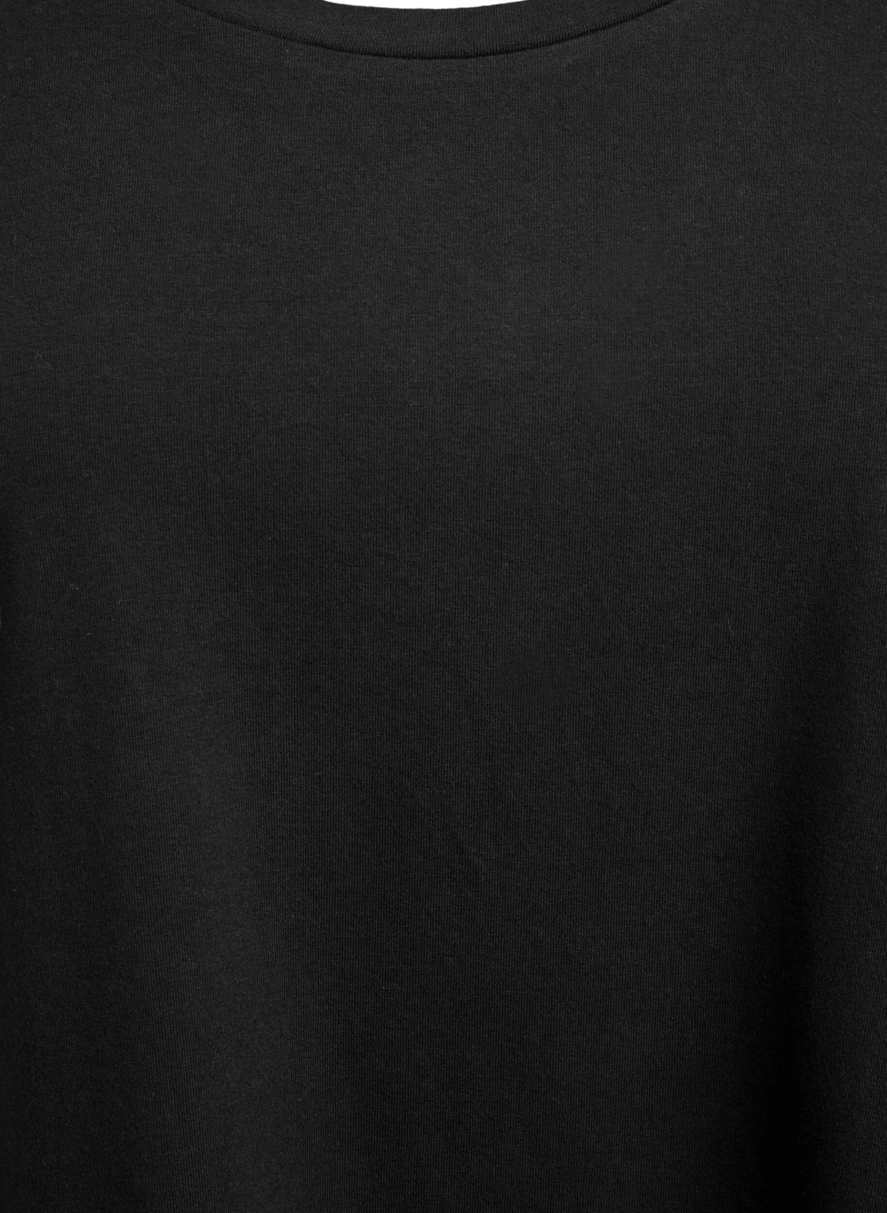 ZizziBlouse basique en jersey &agrave; manches longues, Noir, Packshot image number 2