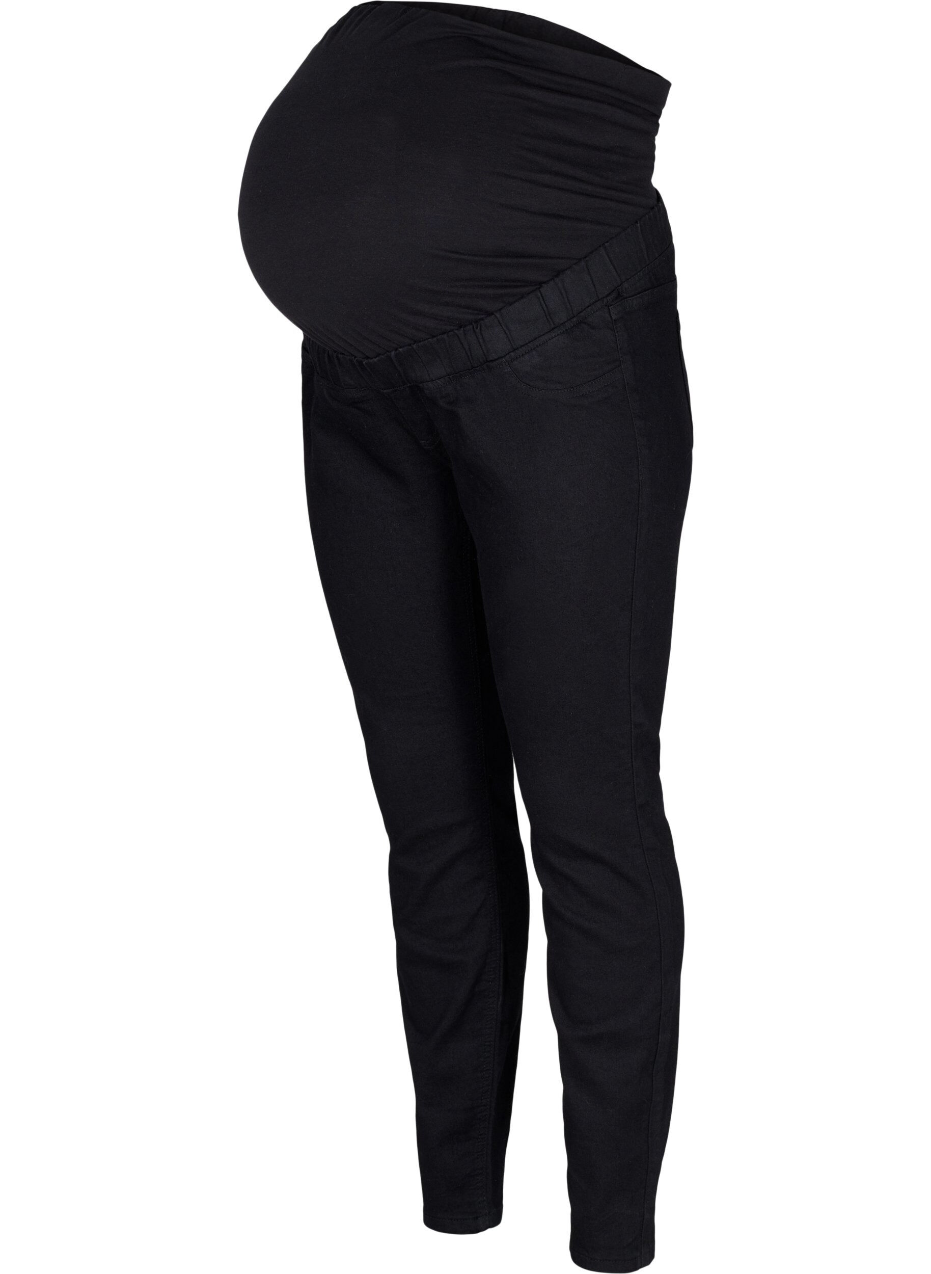 Zizzi Pantalon de grossesse &agrave; poches arri&egrave;re, Noir, Packshot image number 0