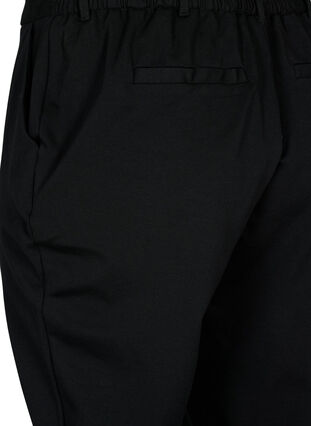 Pantalon capri en mélange de viscose, Black, Packshot image number 3