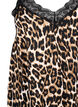 Robe à bretelles en viscose ornée de dentelle, Leopard, Packshot image number 2