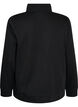 Sweat-shirt avec col montant et fermeture zipp&eacute;e, Noir, Packshot image number 1