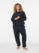 Sweat &agrave; capuche avec imprim&eacute;, Noir, Model image number 1