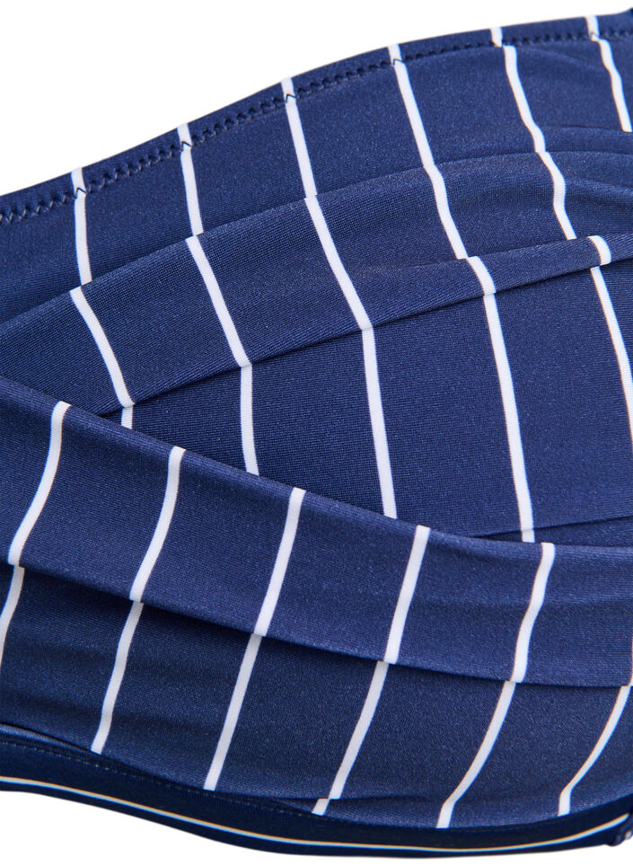 Top de bikini rembourré avec imprimés, Bleu, Packshot image number 2