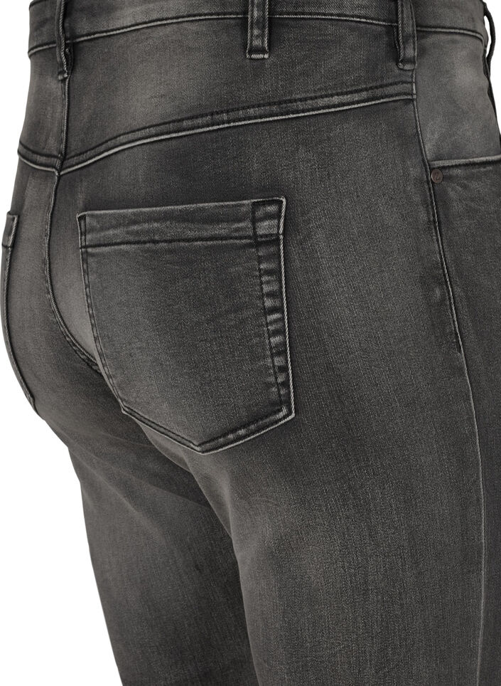 Jeans Emily Slim fit &agrave; taille r&eacute;guli&egrave;re, Gris anthracite, Packshot image number 3
