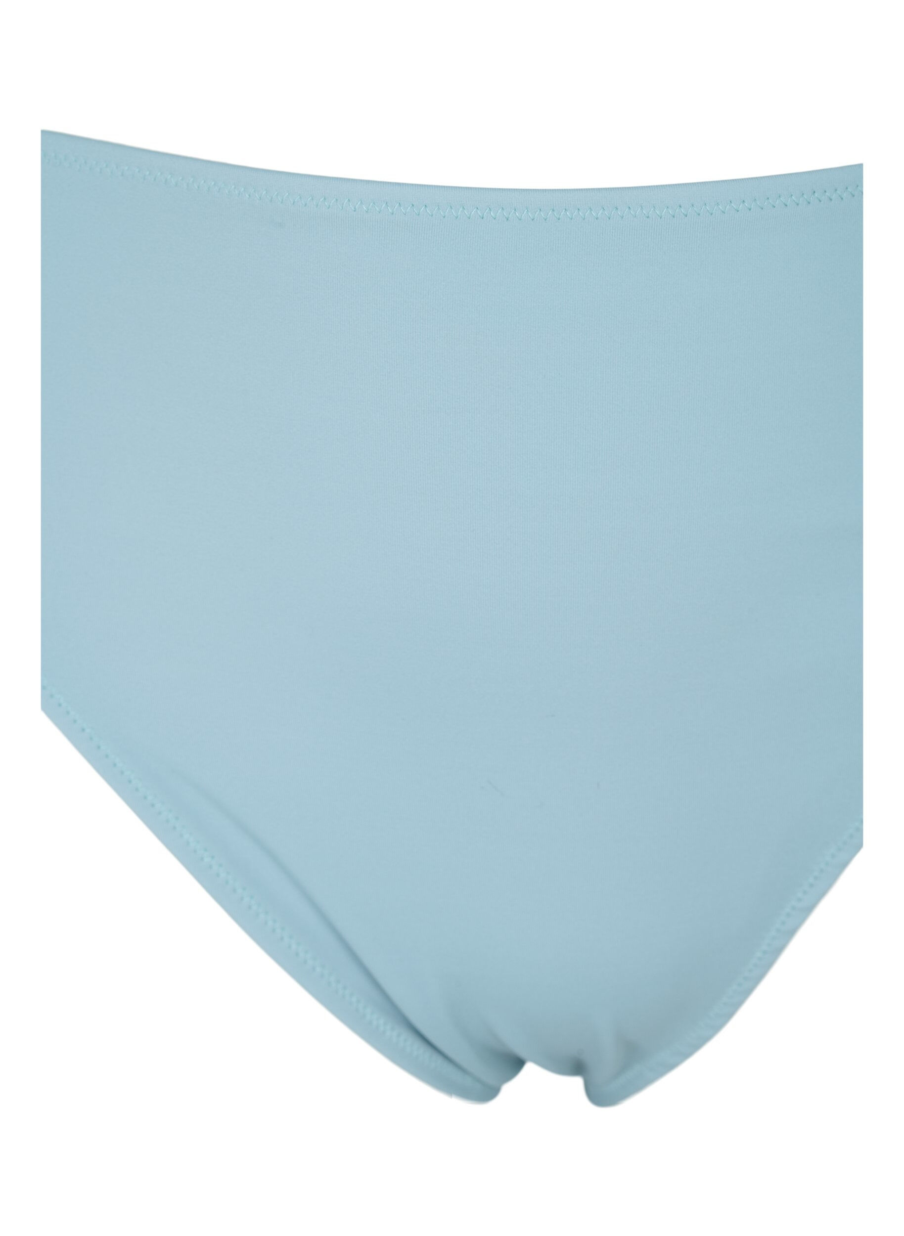 Zizzi Culotte de bikini ta&iuml; taille haute, Bleu, Packshot image number 2
