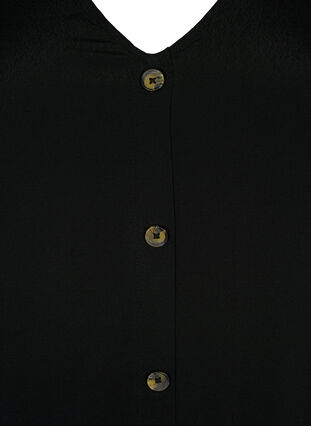 Blouse en viscose avec boutons, Black, Packshot image number 2