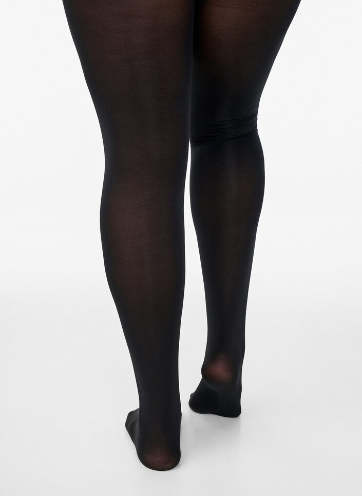 Lot de 2 collants en 100 deniers, Noir, Packshot image number 2