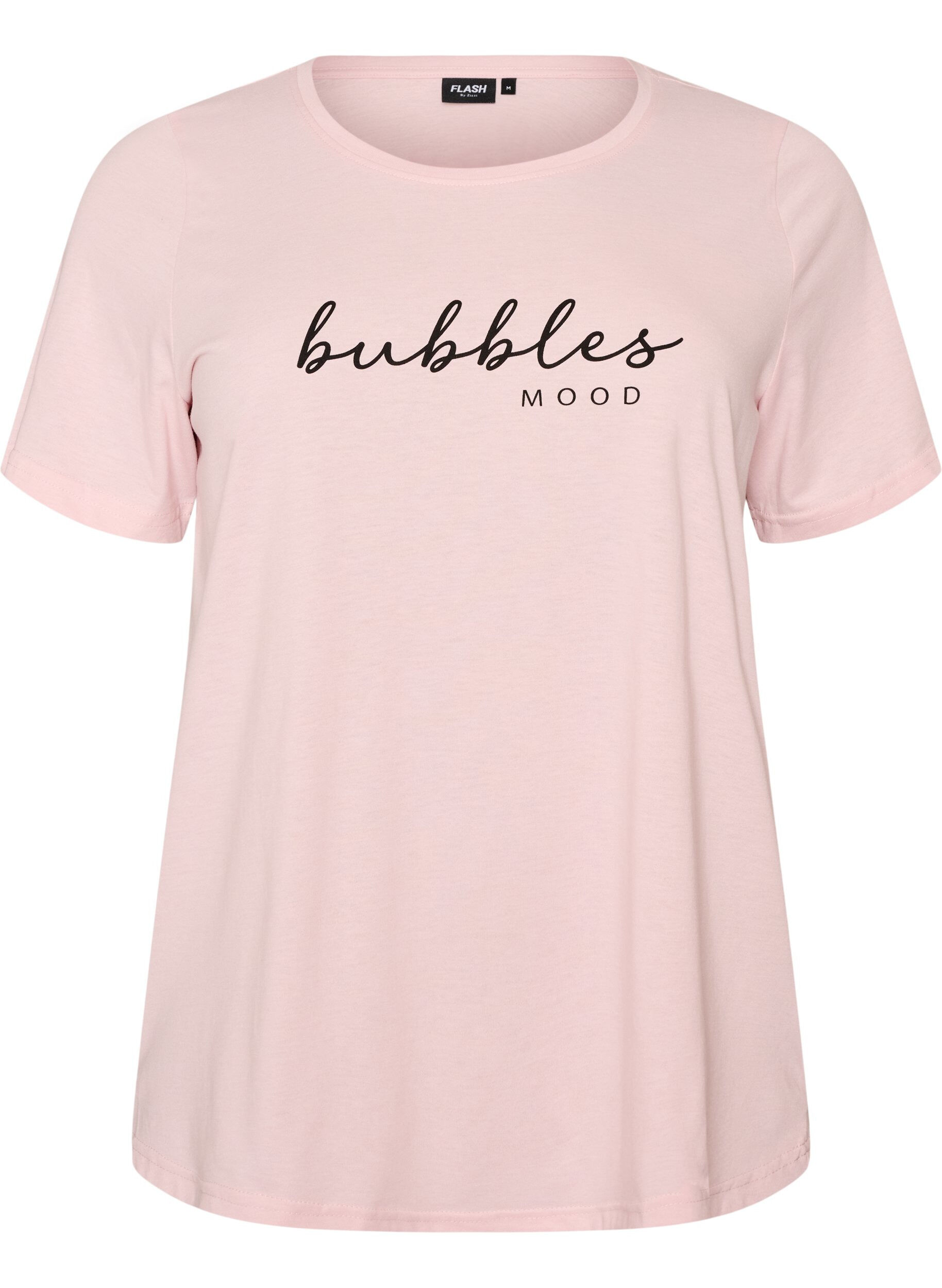 ZizziT-shirt imprim&eacute;, Rose, Packshot image number 0